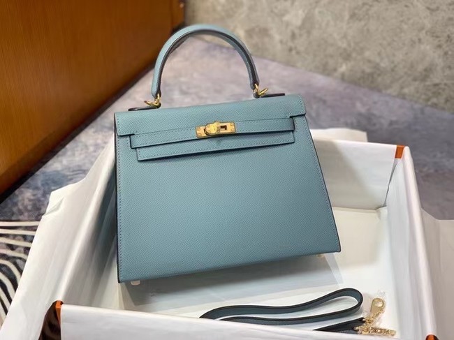 Hermes Original Epsom Leather KEL2578 skyblue Tl357XW58