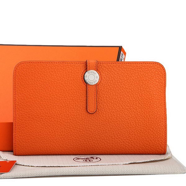 High Quality Hermes Dogon Combined Wallet A508 Orange Tl2277BH97