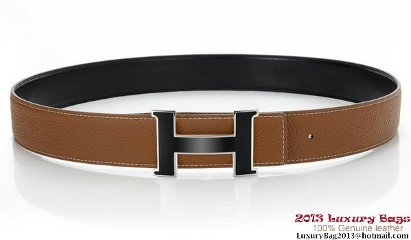 Knockoff Hermes 50mm Original Calf Leather Belt HB114-1 Tl3851Ez66