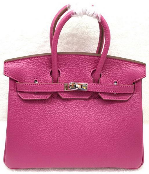 Knockoff Hermes Birkin 25CM Tote Bag Original Leather H25T Rose Tl1172yK94