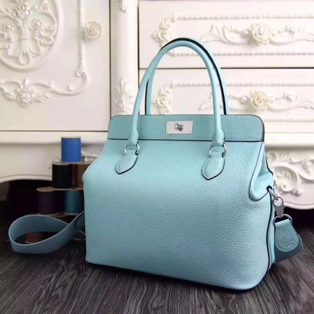 Replica Fashion Hermes Toolbox Bag Original Togo Leather H3259 SkyBlue Tl838HM85