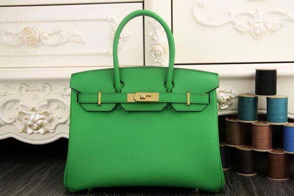 Replica Hermes Birkin 35CM 30CM Tote Bag Original Leather HB35O Green Tl1270SV68