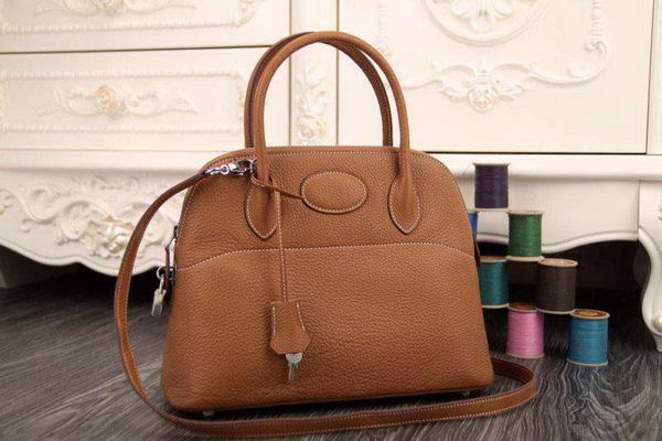 Replica Hermes Bolide 31CM Original Leather Tote Bag Wheat Tl1261KG80