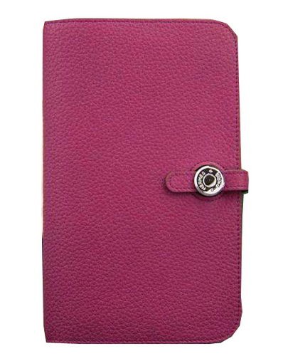 Replica Hermes Compact Passport Holder Original Leather Wallet Peach Tl2171Ac56