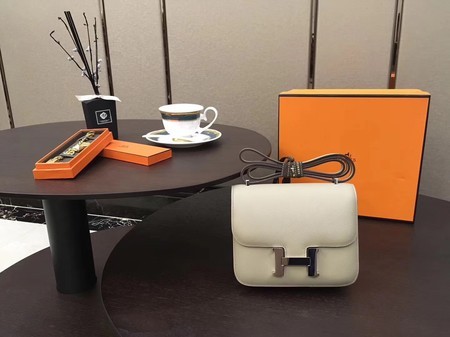 Replica Hermes Constance Bag Original Calfskin Leather H9910 OffWhite Tl863ui32