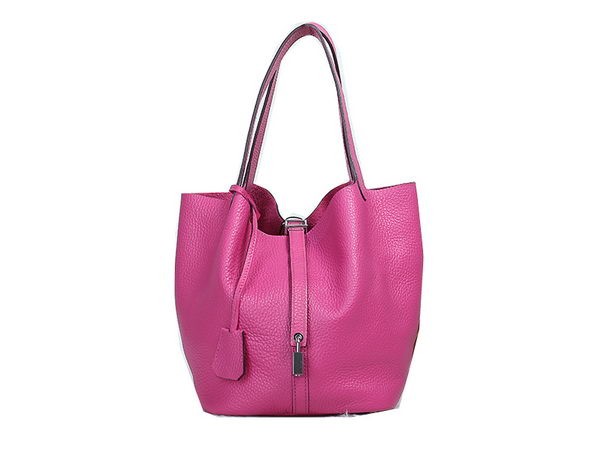 Replica Hermes Picotin Lock MM Bag in Original Leather Rose Tl1635SV68