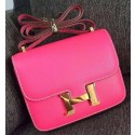 AAA 1:1 Hermes Constance Bag Calfskin Leather H9999 Rose Tl982vi59