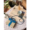 AAA Replica Hermes kelly picnic bag 9810 blue Tl677cf50