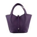 Best Quality Hermes Picotin Lock PM Bags Clemence Leather H8615 Purple Tl1409xb51