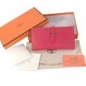 Cheap Copy Hermes Bearn Japonaise Tri-Fold Wallet H308 Peach Tl2320Eq45