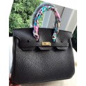 Copy Hermes Birkin 25CM Tote Bag Litchi Leather H25T Black Tl1097Kn92
