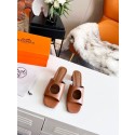 Copy Hermes slipper 91085-4 Heel 7CM Tl3057Zn71