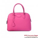 Designer Hermes Bolide Tote Bags Calf Leather Rose Tl1860vs94