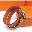 Fake Hermes Genuine Leather Bracelet HM0013D Tl2619GR32