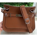 Fake Hermes Jypsiere 31CM Shoulder Bag Calfskin Leather H0880 Wheat Tl949Hj78