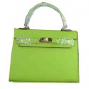 Fake Hermes Kelly 22cm Tote Bag Calfskin Leather Green Tl1545kw88