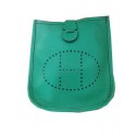 Fake Hermes mini Evelyne Messenger Bag H1608S Green Tl1476pE71