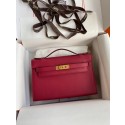 Fake Hermes Original Epsom Leather KEL2278 purplish&gold-Tone Metal Tl377qZ31