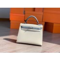 Fake Hermes Original Epsom Leather KEL2578 cream&sky blue Tl336EQ38