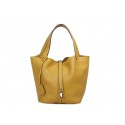 Fake Hermes Picotin Lock MM Bag in Original Leather Yellow Tl1636RY48