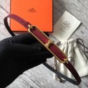 Fake Hermes Roulis buckle & Reversible leather strap 13 mm H065538 fuchsia Tl3490ny77