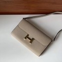 Fashion Hermes Constance to go mini Bag H4088 light grey Tl517wc24