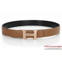 Hermes 43mm Calf Leather Belt HB107-2 Tl3917rJ28