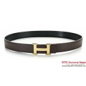 Hermes 43mm Saffiano Leather Belt HB102-3 Tl3947nE34
