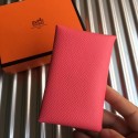 Hermes Bastia Epsom card case H0369 Watermelon Red Tl2038PC54