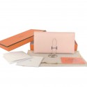 Hermes Bearn Japonaise Smooth Leather Tri-Fold Wallet H308 Pink Tl2317gN72