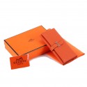Hermes Bearn Japonaise Tri-Fold Wallet A308 Orange Tl2338sY95