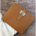 Hermes Bi-Fold Wallet Togo Leather H512 Brown Tl2068fc78