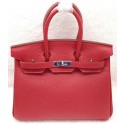 Hermes Birkin 25CM Tote Bag Original Leather H25T Red Tl1175Zr53