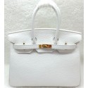 Hermes Birkin 25CM Tote Bag Original Leather H25T White Tl1179Gw67