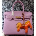 Hermes Birkin 30CM Tote Bags Litchi Leather H30LI Lavender Tl1214Oj66