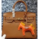 Hermes Birkin 30CM Tote Bags Litchi Leather H30LI Wheat Tl1213Mc61
