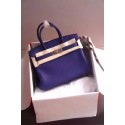 Hermes Birkin 35CM 30CM Tote Bag Grainy Leather H35H30 Blue Tl1019uZ84