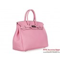 Hermes Birkin 35CM Tote Bag Clemence Leather H1035 Pink Tl1895nB26
