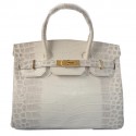 Hermes Birkin 35CM Tote Bag OffWhite Croco Leather Gold Tl1605Mn81
