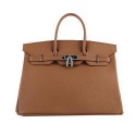Hermes Birkin 35CM Tote Bags Wheat Grainy Leather H-35 Silver Tl1417wv88