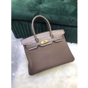 Hermes Birkin Bag Original Leather crocodile togo HBK2530 gray Tl483Mc61