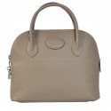 Hermes Bolide 31CM Tote Bags Clemence H1031 Grey Tl1993Tk78