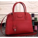 Hermes Bolide 37CM Calfskin Leather Tote Bag B1004 Red Tl1074Xp72