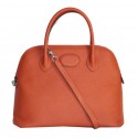 Hermes Bolide 37CM Calfskin Leather Tote Bags H509084 Orange Tl1456Qu69