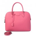 Hermes Bolide 37CM Tote Bags Calf Leather Rose Tl1816DS71