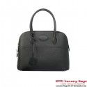 Hermes Bolide Tote Bags Calf Leather Black Tl1861Cw85