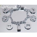 Hermes Charm Key Ring Chains 303540 silver Tl2591Cw85