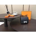 Hermes Constance Bag Original Calfskin Leather H9910 Black Tl868hI90