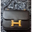 Hermes Constance Bag Smooth Leather H9998S Black Tl1150vj67