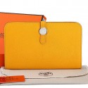 Hermes Dogon Combined Wallet A508 Yellow Tl2272dX32